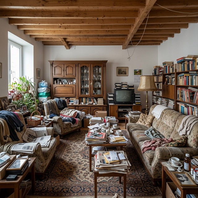 Vor der Entrümpelung